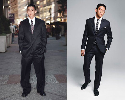 hamid castro guy in suit before and after